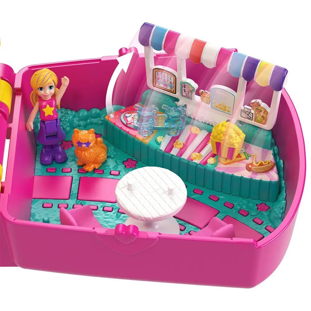 JFV01 Polly Pket Kedicik Sineması Mini Oyun Seti 3