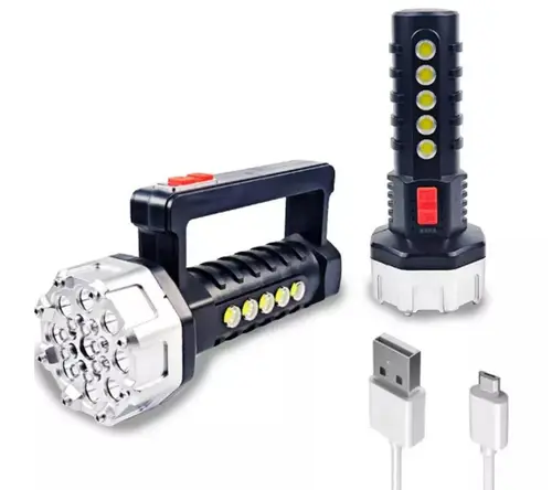Polizei P-17 17+5 COB LEDLİ IŞILDAK FENER