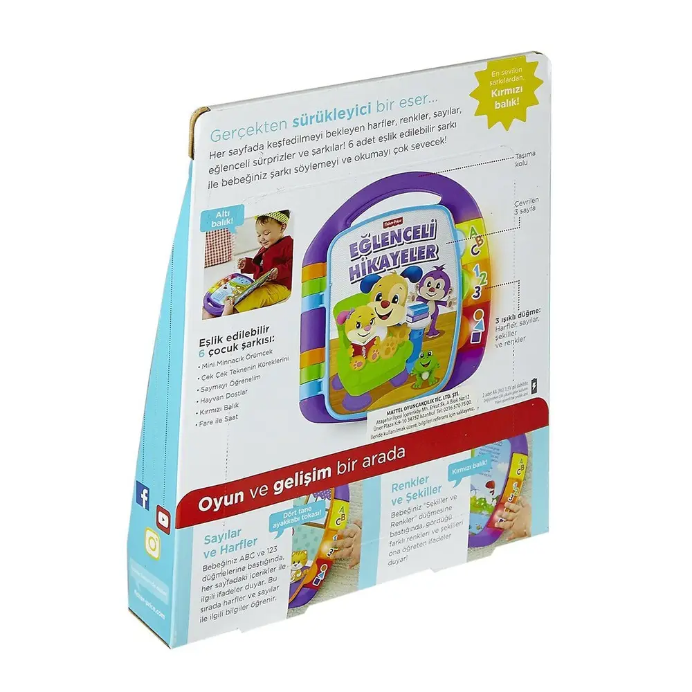 FRC73 Fisher-Price® Eğitici Hikaye Kitabı / Türkçe / Eğlen ve Öğren 6