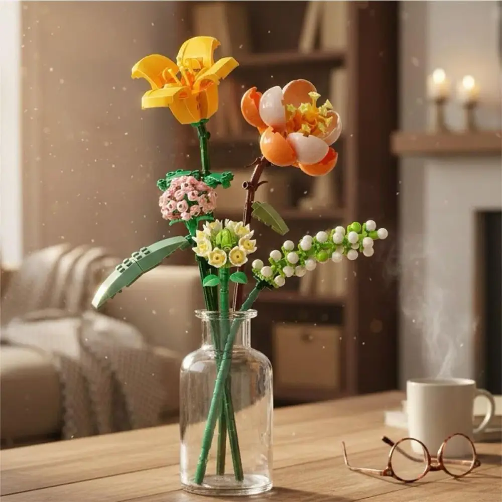 LZ1658 LOZ Eternal Flowers Serisi - ''Güneşli ve Enerjik Tcu'' 456 Parça Yapım Seti 3