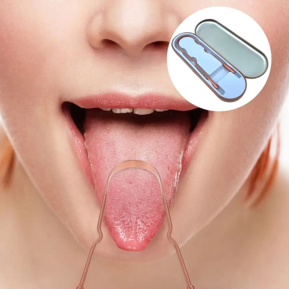 Dil Plağı Temizleme Aparatı - Dil Bakır Oil Pulling 2