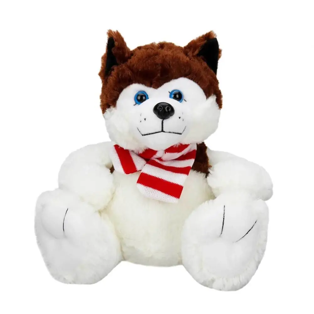 1030 Oturan Husky Atkılı Köpek 30 cm 2