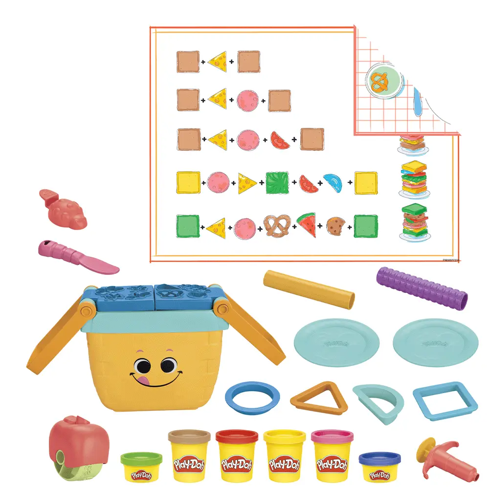 F6916 Play-Doh Piknik Şekilleri Başlangıç Seti +3 yaş 3