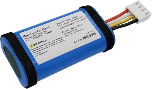 Sertec  Flip 6 uyumlu 3.7v 4800 mah Soketli Bat