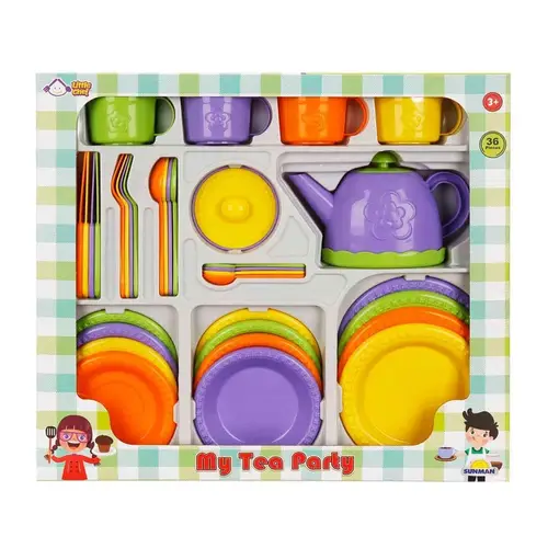 4682 Little Chef Çay Seti 36 Parça -Sunman