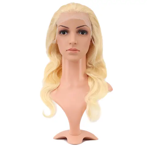 Gerçek Front Lace Daalı Platin Tül Peruk / 60/65cm