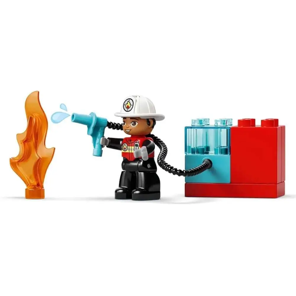10473 Lego Duplo Hortumlu İtfaiye Aracı ve İtfaiyeci 28 parça +2 yaş 5