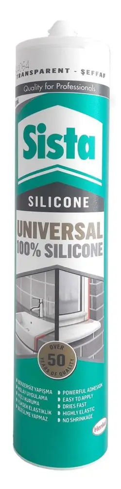 Sista Üniversal Şeffaf Silikon 280 ml 3