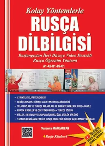 Kolay Yöntemlerle Rusça Dilbiisi Renkli li  Video destekli Karekodlu