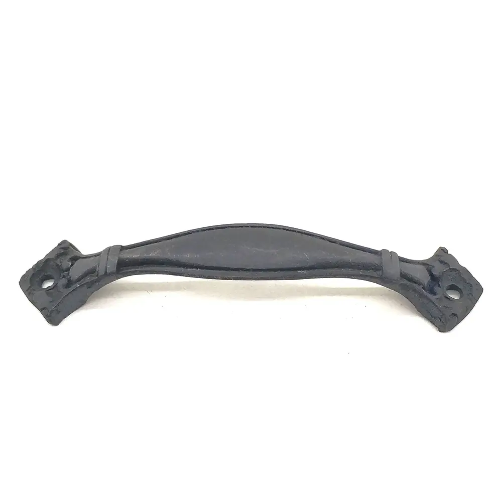 Antika Tarz Dekoratif Pirinç Deste Mobilya Kulbu - 25x120 mm, Oksit
