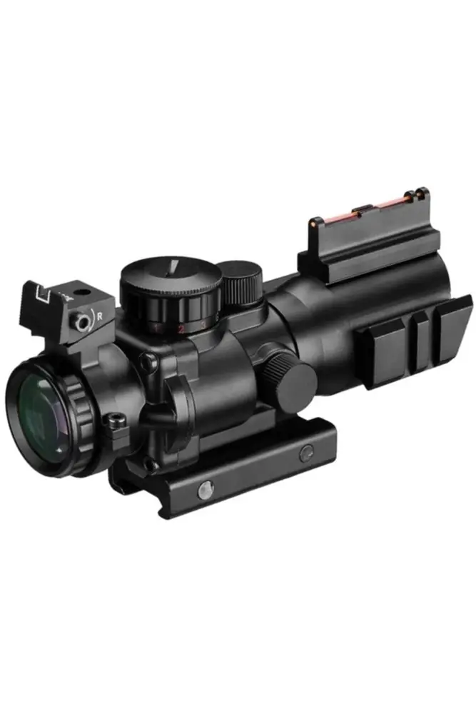 4X32 Kırmızı Işıklı Dürbünü 4x32 Nişangah 4