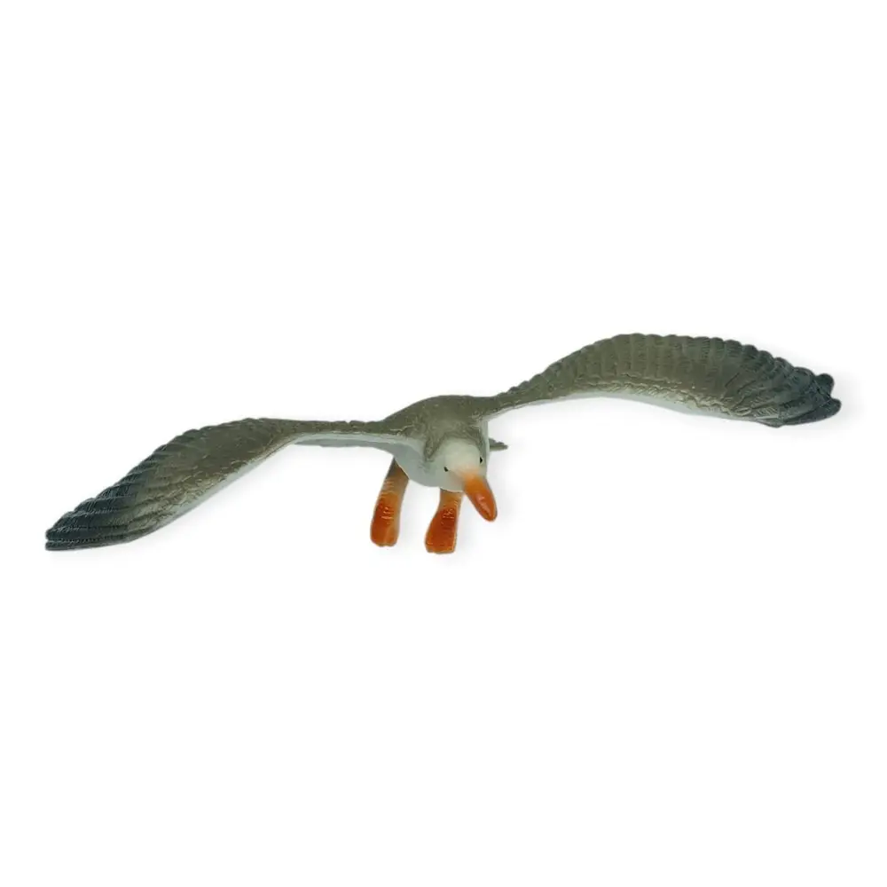 Hayvan Figürleri - Kuşlar -18 cm Gümüş Martı - 1 ADET 4