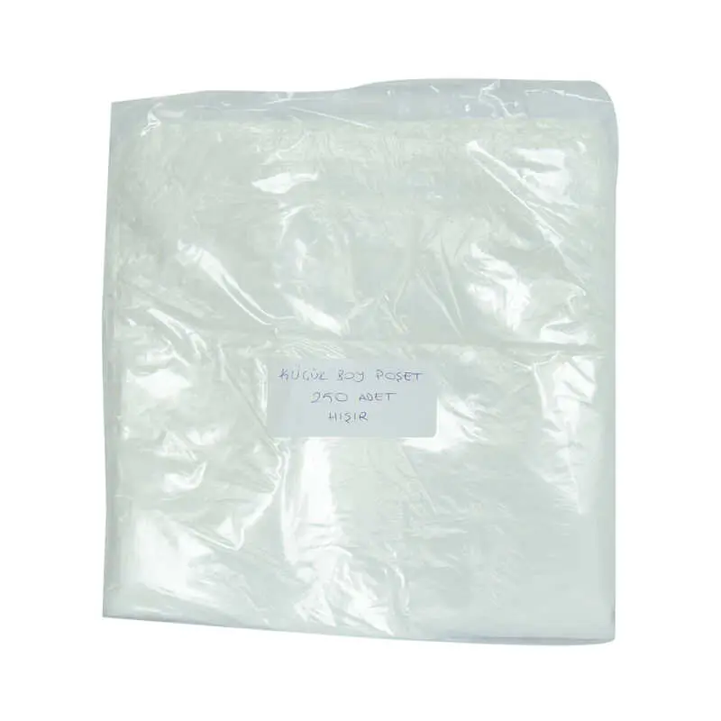 Ekonomik Küçük Boy Atlet Hışır Poşet 38X22 Cm İnce Beyaz 250 Adet 1 Paket 3