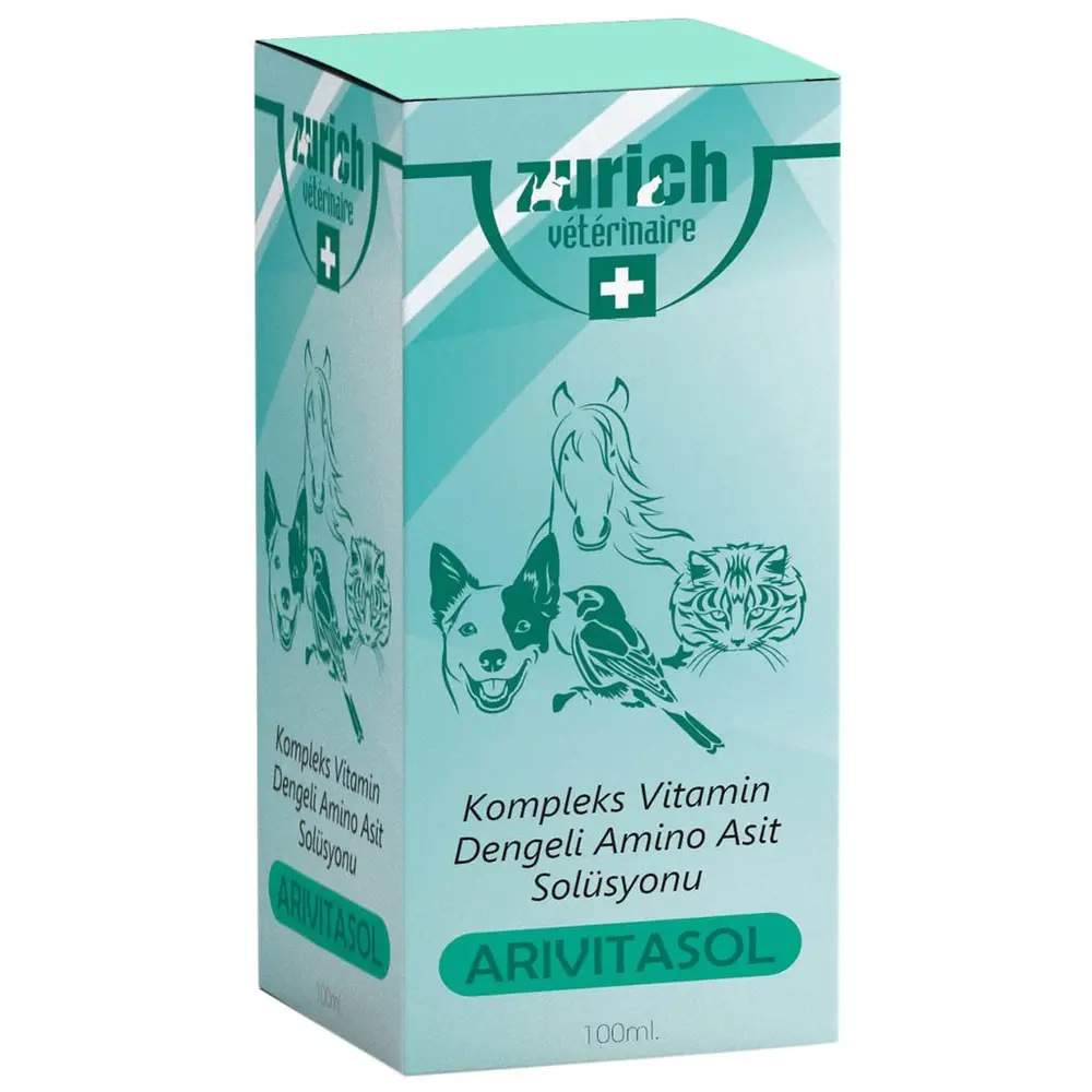 Arisol Evcil Hayvanlar İçin Kompleks min Ve Dengeli Aminoasit Solüsyonu 100 ml 3