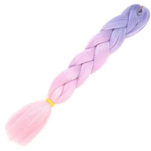 Simli Lila / Pembe / Şeker Pembesi Ombreli Örük  100 Gr.