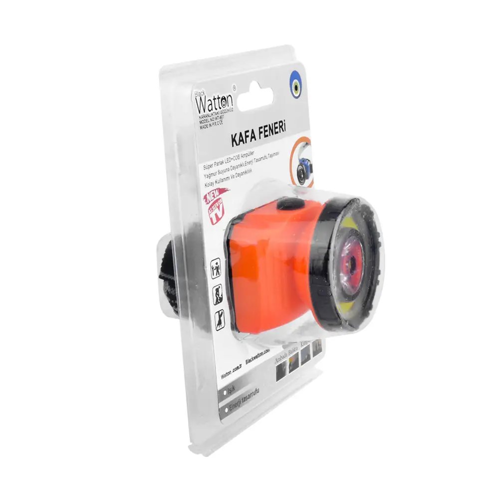 Güçlü Pilli Kafa Lambası Wt-607 3