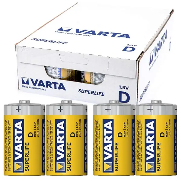 Superlife Çinko Büyük D Boy Pil 24'lü Paket 2