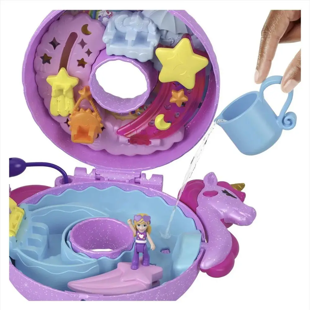 HKV34 Polly Pket Unicorn Temalı Oyun Seti 4