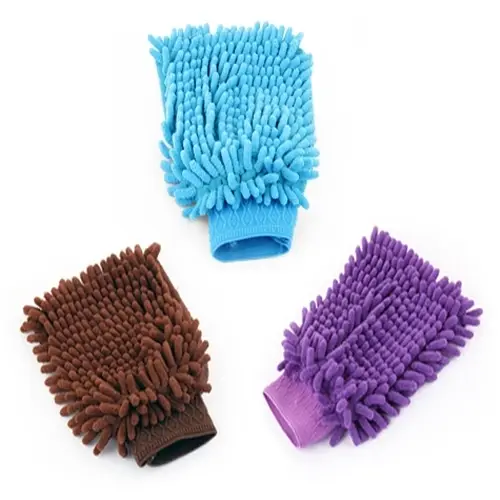 Mikrofiber Temizlik Eldiveni - Araç Yı Eldiveni Oto Yı Temizleme Cila Eldiveni 5