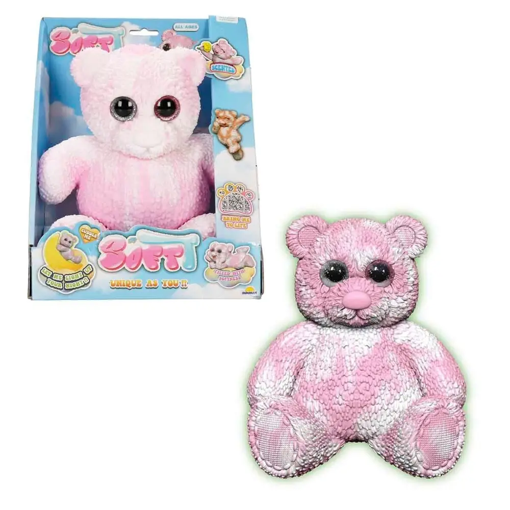 12331 SUN-BTF-FİGÜR SOFTT BEAR DELUXE KARANLIKTA PARLAYAN 3A 3
