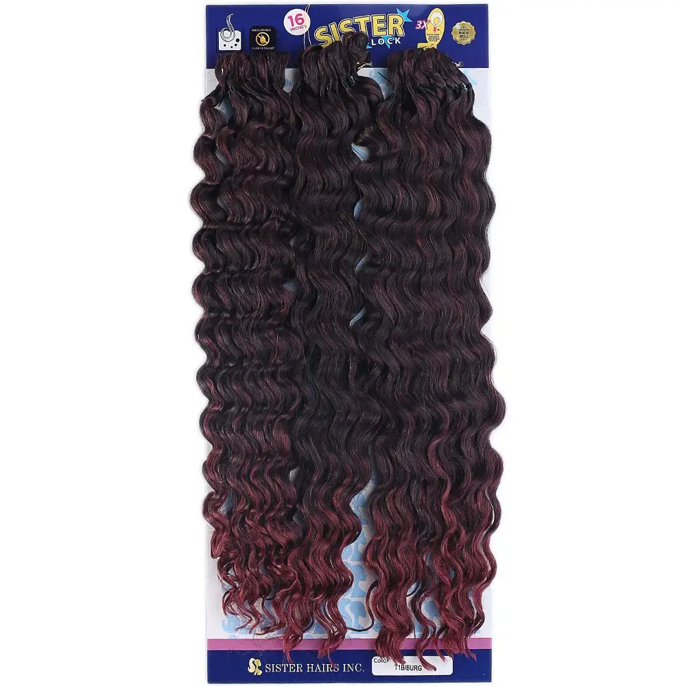 Afro Daası /Siyah Kızıl Ombreli 1B/BG