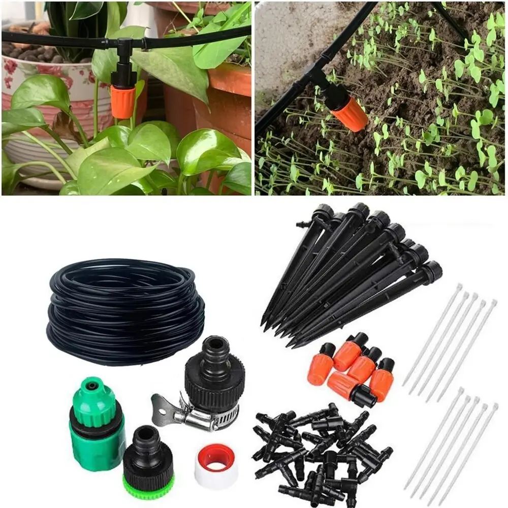 Mikro Damlama Sulama - Bahçe Sulama Hortum Seti 10 Metre Hortum Ve Parçaları 2