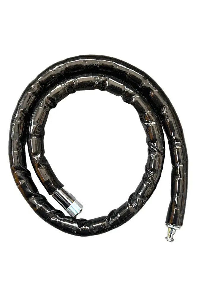 Yuma YM-752 Motorsiklet Kilidi Anahtarlı Körüklü Siyah ( Boy : 120cm-çap : 22mm ) 3