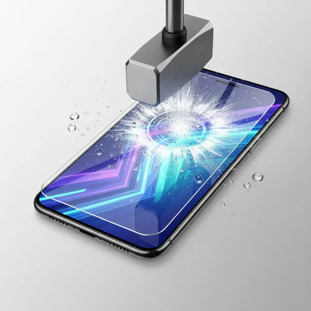 Vivo Y53S Ekran Koruyucu Kırılmaz Cam Şeffaf Cam 5