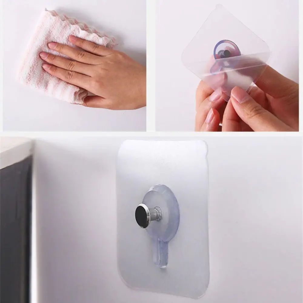 5 Li Yapışkanlı Mutfak Banyo Raf Tutucu Askı Pin Çerçeve Çok Amaçlı Askısı 4