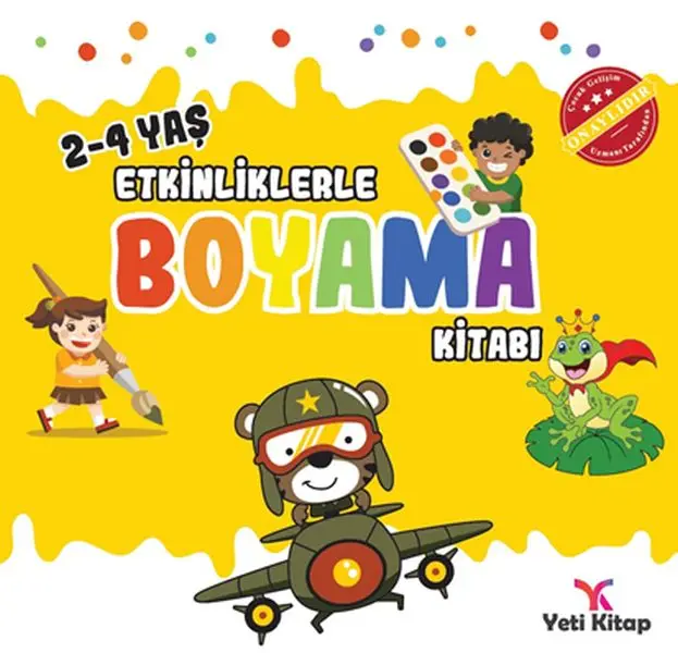 Etkinliklerle Boyama Kitabı 2 - (2-4 Yaş)