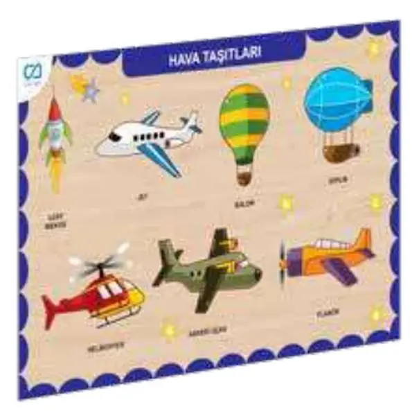 Ahşap Ha Taşıtları Eğitici Set
