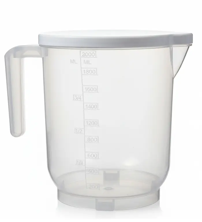 Pratik Mutfak Ölçü Kabı - 2 Litre Dereceli Şeffaf Hazne BPA Free 2