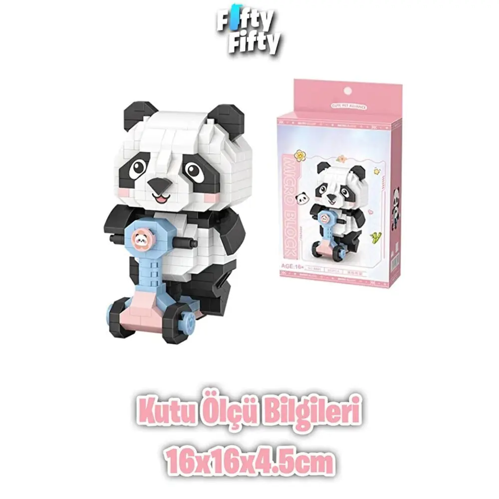 LZ8801 PANDA SCOOTER BLK OYUNCAK 320 PARÇA 2