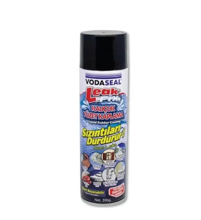 Leak Fix Kauçuk İzolasyon Spreyi 396 gr Siyah