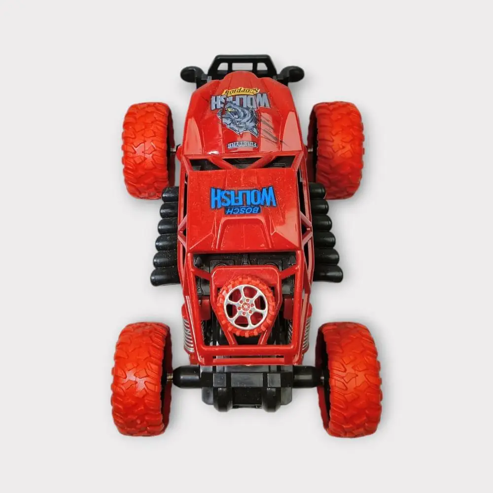Çek Bırak Cross Araba 14 Cm - Kırmızı - 1 ADET 3