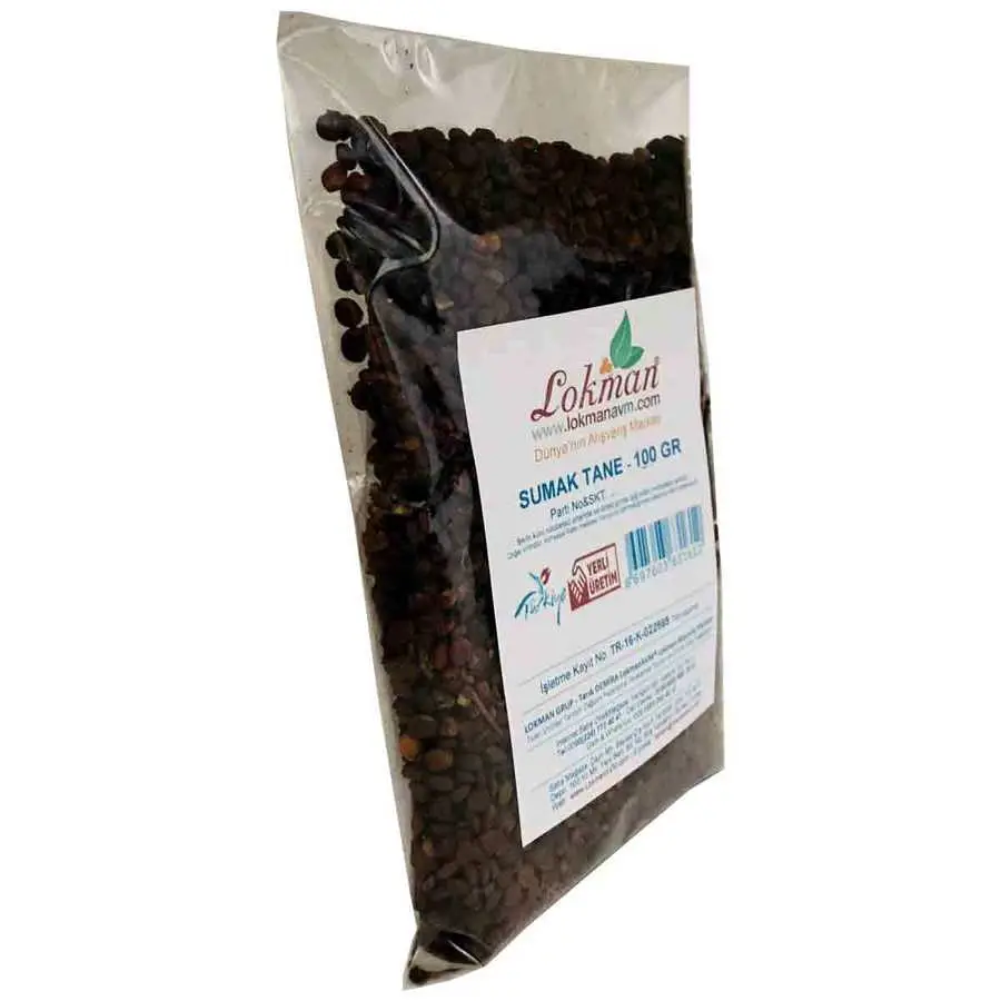 Sumak Tane Doğal 100 Gr Paket 4