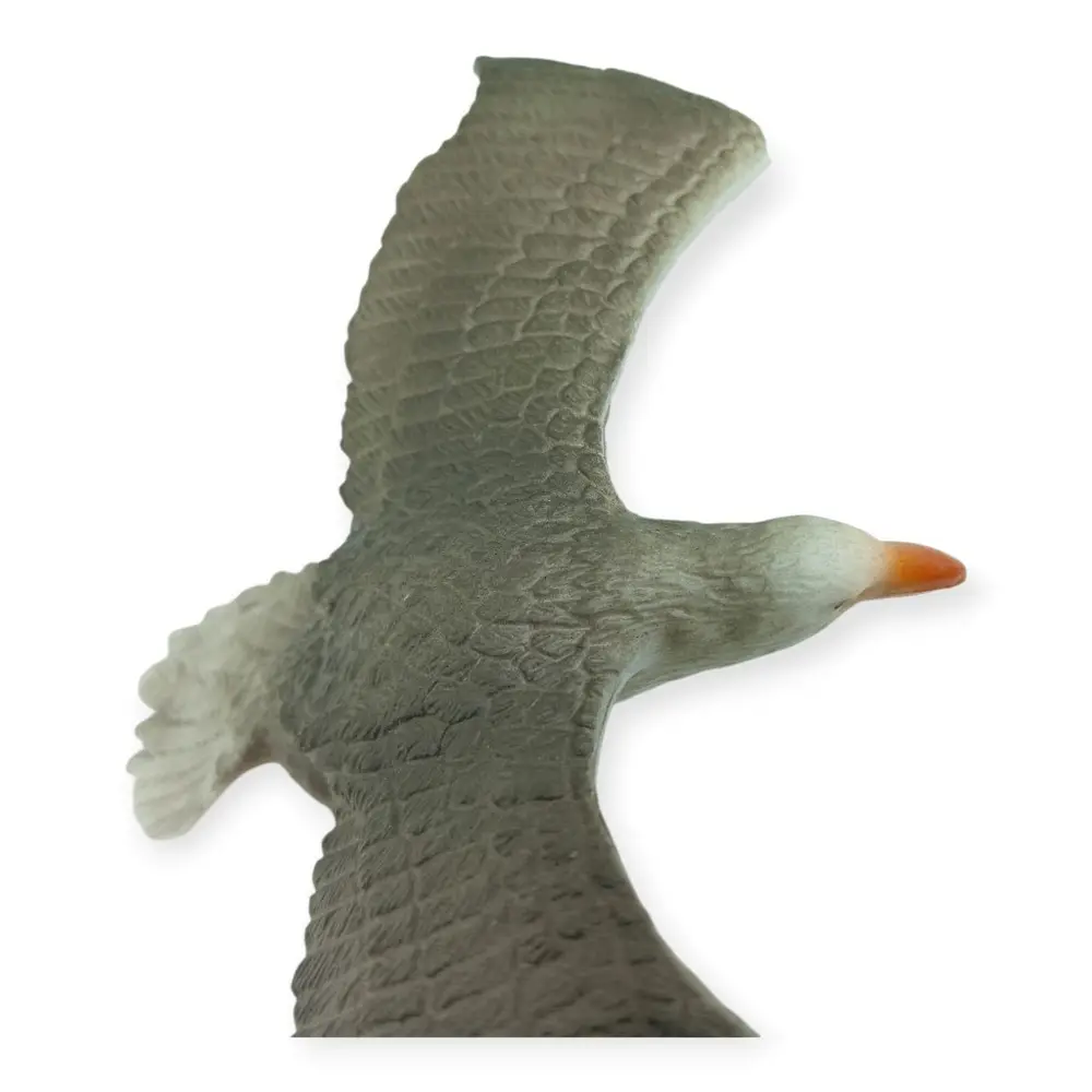 Hayvan Figürleri - Kuşlar -18 cm Gümüş Martı - 1 ADET 2