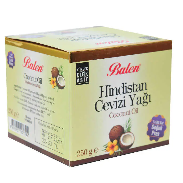 Hindistan Cevizi Yağı Soğuk Pres 250 Gr Cam Şişe 4