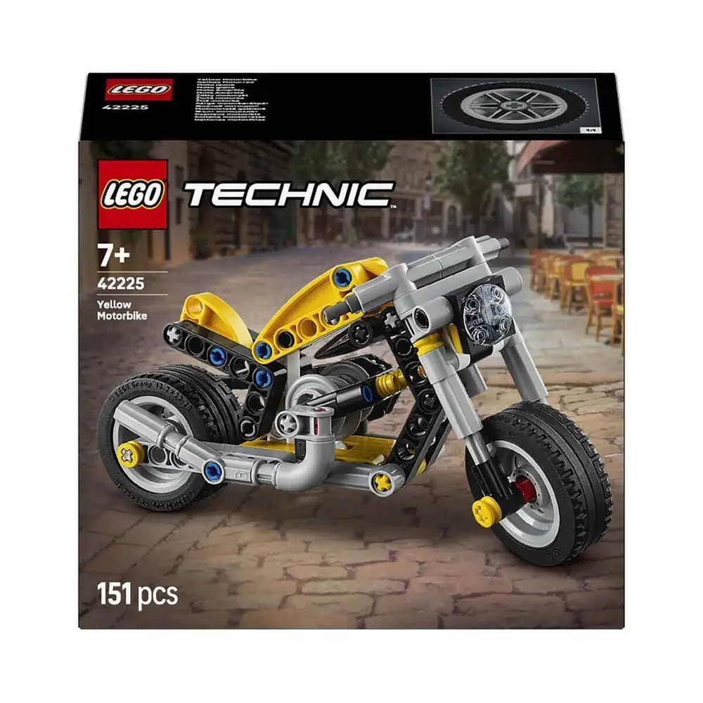 42225 Lego Technic Sarı Motosiklet 151 parça +7 yaş 4