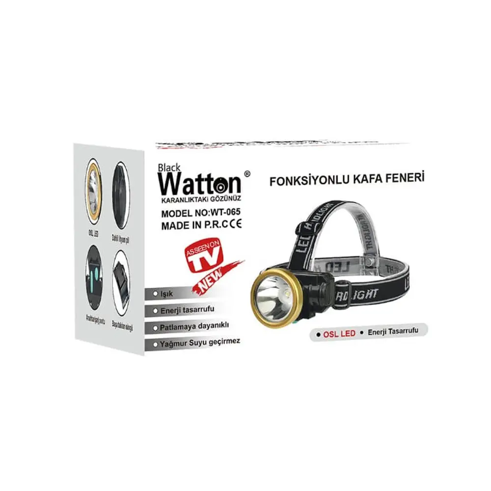Şarjli Baret Lambasi Osl Led WT-065 5