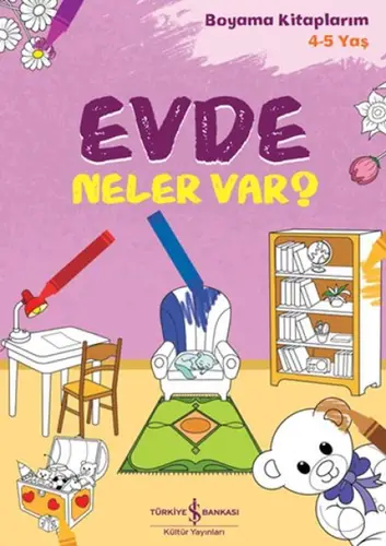 Evde Neler Var? - Boyama larım 4-5 Yaş