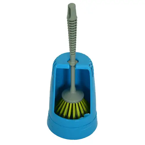 Plastik Muhafazalı Wc Tuvalet Klozet Fırça Takımı Karışık Renk ZP-136