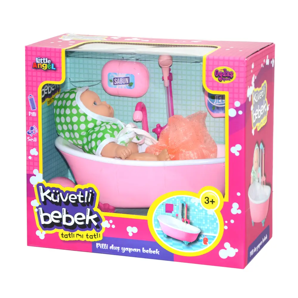 02605 Oydaş,  Pilli Küvette Duş Yapan Bebek 3