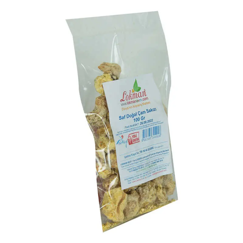 Çam Sakızı Doğal 100 Gr Paket 5