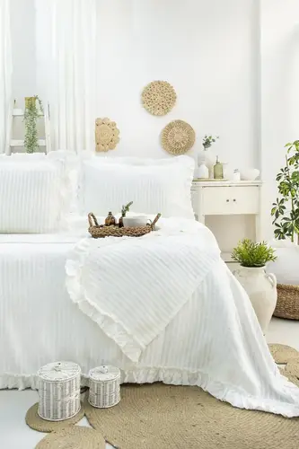 Şaheser Home Collection Yatak Örtüsü Çift Kişilik Marta