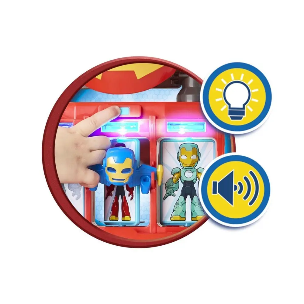 G1259 Iron Man and his Awesome Friends Iron Quarters Oyun Seti 2