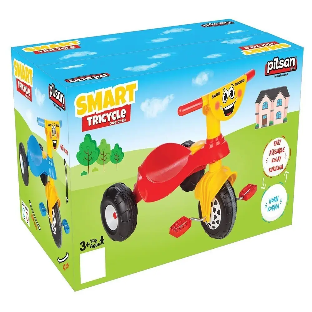 07 132K Smart Bisiklet Kırmızı Fl -Pilsan Oyuncak 4