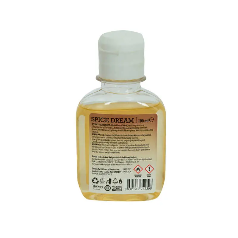 Baharatlı Kolonya  Dream Eau De Cologne 80 Derece 100 ML 3