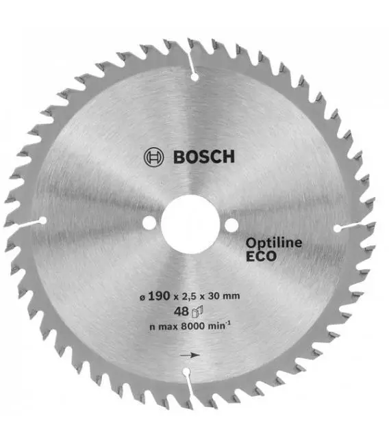 Optine Eco Daire Testere Bıçağı 190x30 mm 48 Diş 2 608 641 790