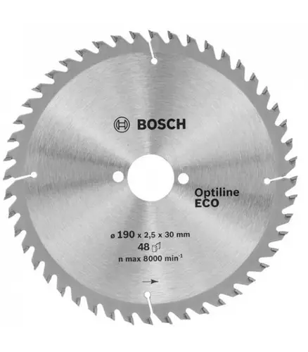 Optine Eco Daire Testere Bıçağı 190x30 mm 48 Diş 2 608 641 790